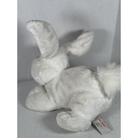 Gund Big Zippity White Bunny Rabbit 36175 12" Plush Stuffed Animal Posable Ears - Picture 2 of 6